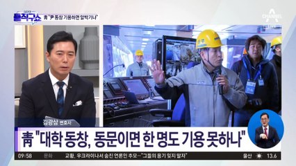 靑 “尹 당선인 대학동창 새 정부 기용하면 알박기?”