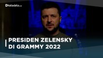Zelensky Sebut Dunia Musik Harus Bersuara Mendukung Ukraina | Katadata Indonesia