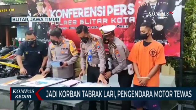 Terekam CCTV! Detik-Detik Tabrak Lari Yang Menewaskan Pengendara Motor