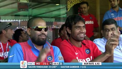 Pakistan vs india WORLD CUP 2011 FINAL SAMI पाकिस्तान को हराकर भारत फाइनल में  2011 विश्व कप-