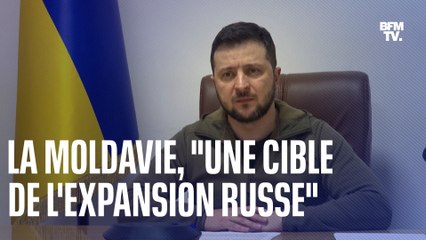 "L'Ukraine n'est pas la dernière cible de l'agression russe"  Selon Volodymyr Zelensky, la Moldavie "est aussi une cible"