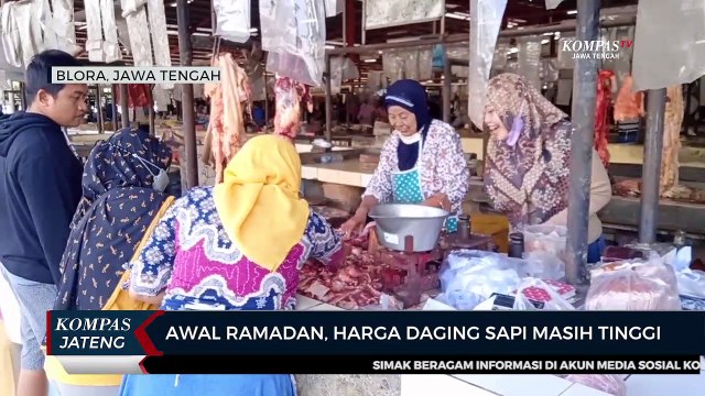 Awal Ramadan, Harga Daging Sapi Masih Tinggi