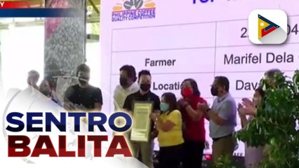 Coffee farmers mula sa Davao del Sur, wagi sa Philippine Coffee Quality Competition