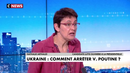 Descargar video: Nathalie Arthaud : «aucun des dirigeants n’est en mesure d’arrêter Vladimir Poutine»