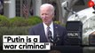 US President Joe Biden calls for war crime trial on Putin for Bucha massacre