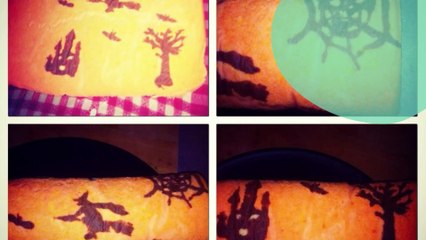 Gâteau roulé d'Halloween
