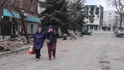 Mariupol'deki sivillerin zorlu yaşam mücadelesi