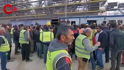 Akkuyu Nükleer inşaatında 3 aydır maaş alamayan 700 işçi eylemde