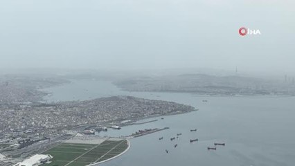 Afrika çöl tozları İstanbul semalarında