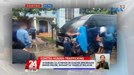 'Di bababa sa 20 menor de edad na ibinubugaw umano online, nasagip sa Taguig at Bulacan | 24 Oras
