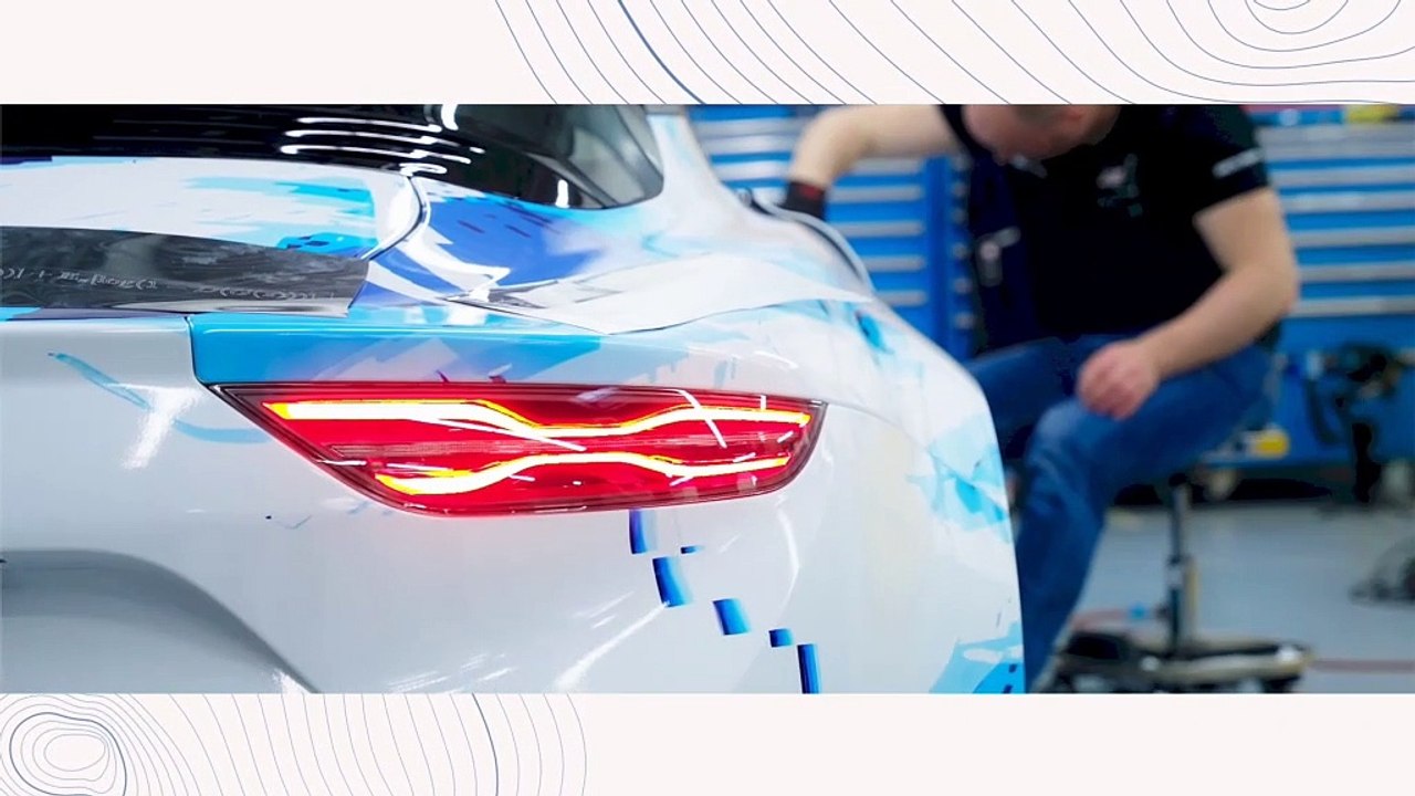 Alpine A110 Sastruga: une « art car » qui explore le potentiel créatif de l’intelligence artificielle