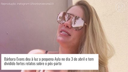 Bárbara Evans exibe a barriga 4 dias após nascimento da filha: 'Tudo no seu tempo'