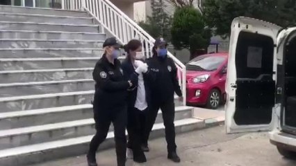 Tuzla’da apartman sakinlerinin kabusu olan kadın adliyeye sevk edildi