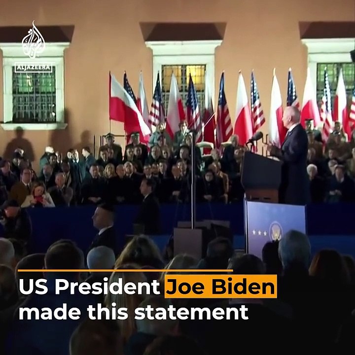 Biden says Russia’s Vladimir Putin “cannot remain in power”  Al Jazeera Newsfeed