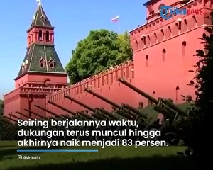 Popularitas Vladimir Putin Meningkat Tajam di Rusia namun Turun di Kalangan Orang Amerika Serikat
