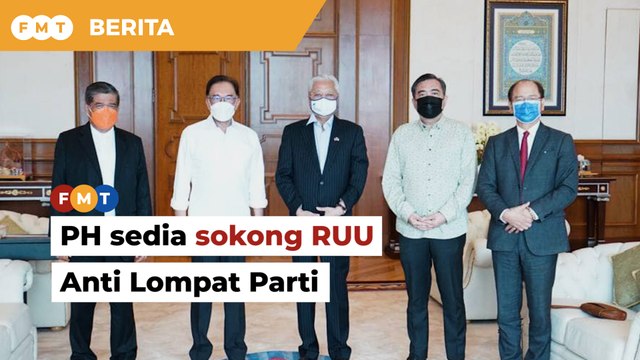 Semua wakil PH sedia sokong RUU Anti Lompat Parti