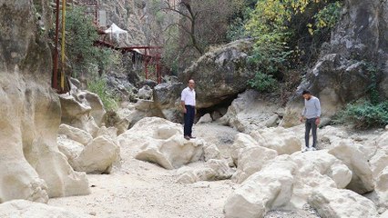 Tarihinde ilk kez susuz kalmıştı... Çal Kanyonu'ndan sevindiren haber