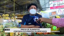 Paro de transportistas: precios de frutas y verduras continúan por las nubes en mercados de Lima