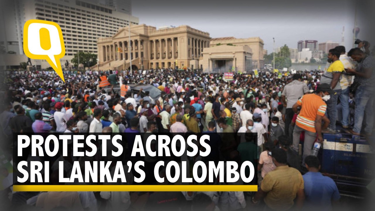 Sri Lanka Crisis | Sri Lankans Protest at Colombo’s Independence Square