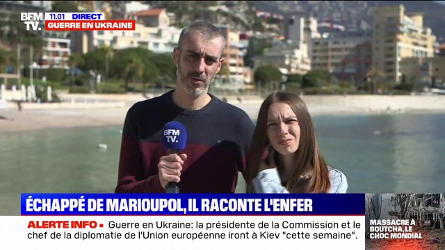 Ce rescapé de Marioupol témoigne de son périple pour quitter l'Ukraine et ses bombardements