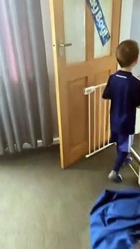 Leeds United loving six-year-old gets birthday surprise as Kalvin Phillips turns up at door for kick about
