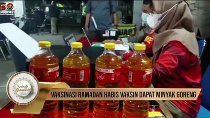 Polres Sukabumi Mengadakan Vaksinasi Ramadhan Dapet Minyak Goreng Gratis