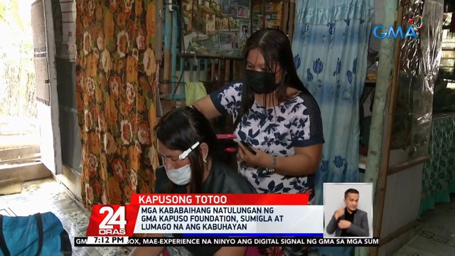 Mga kababaihang natulungan ng GMA Kapuso Foundation, sumigla at lumago na ang kabuhayan | 24 Oras
