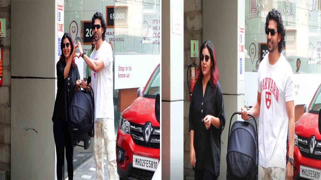 Debina Bonnerjee और Gurmeet Chaudhary डिलीवरी के बाद Baby संग इस तरह नजर आए, देखे वीडियो | FilmBeat