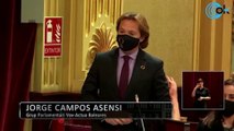 El líder de Vox en Baleares, Jorge Campos, acusa a la presidenta Armengol de defender el cartel que se burla de los jueces
