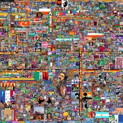 Timelapse du Pixel War 2022