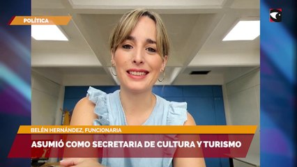 Asumió como secretaria de cultura y turismo