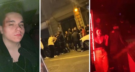 Fenomenlerin partisinde kavga: Masa ve şişeler havada uçuştu