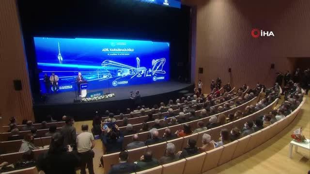 Ulaştırma ve Altyapı Bakanı Adil Karaismailoğlu 2053 Ulaştırma ve Lojistik Ana Planı programında konuştu
