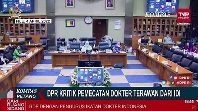 Dikritik DPR Soal Pemecatan Terawan, IDI : Masalah Akan Kami Selesaikan Secara Kekeluargaan