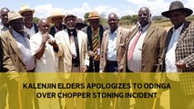 Kalenjin elders apologize to Odinga over chopper stoning incident