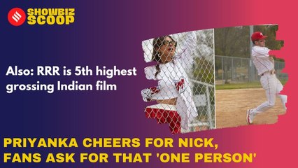 Priyanka Chopra roots for Nick Jonas' baseball game, fans say one person is missing