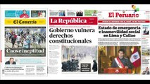 En Clave Mediática 05-04: Pdte. Castillo decreta toque de queda en Lima tras actos violentos