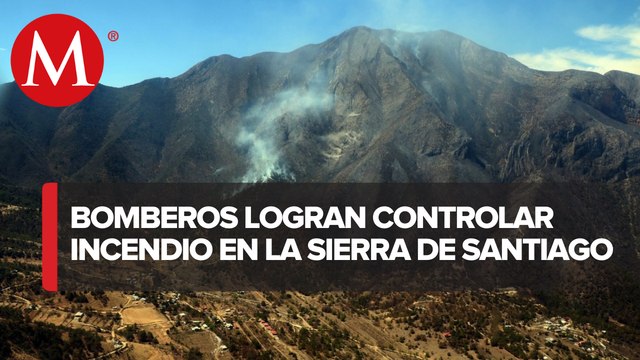 Incendio en la Sierra de Santiago está completamente controlado: Protección Civil de Nuevo León