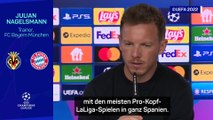 Nagelsmann zu Villarreal: “Müssen wir erst knacken”