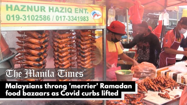 Malaysians throng 'merrier' Ramadan food bazaars as Covid curbs lifted