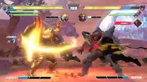 Goldar vs Dragon ...Armor Trini (Hardest Power ..Rangers- Battle for The Grid
