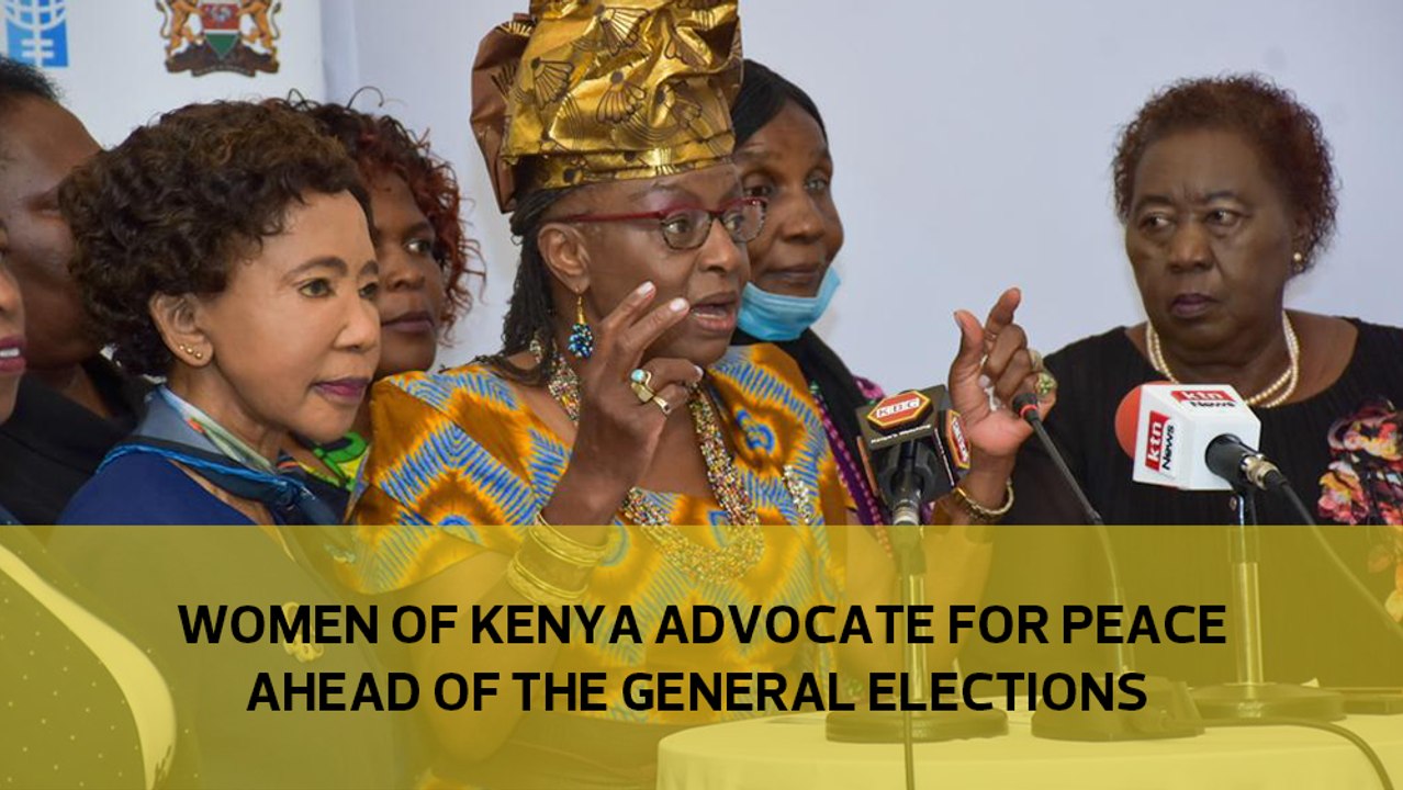 Women of Kenya advocate for peace ahead of the general elections