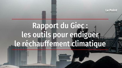 Rapport du Giec : les outils pour endiguer le réchauffement climatique