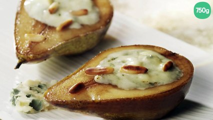 Poires gratinées au Roquefort