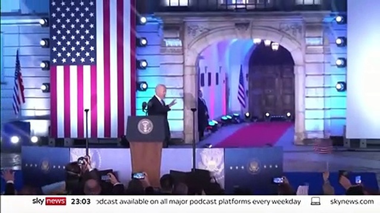 Ukraine War Joe Biden says Vladimir Putin 'cannot remain in power'