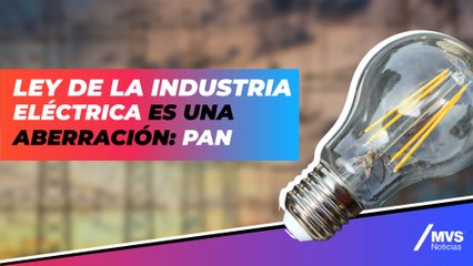 Ley de la Industria Eléctrica es una aberración: PAN