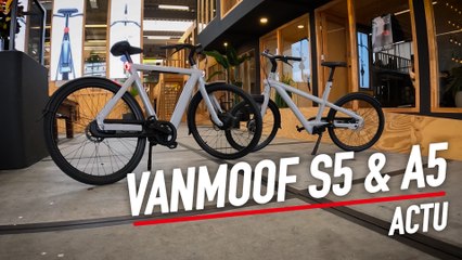 VanMoof lance les S5 et A5, deux vélos électriques qui vont faire des étincelles