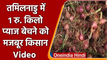 Coimbatore:कलेक्ट्रेट के बाहर किसान 1 रुपए किलो बेच रहे हैं Shallots | #Shorts | वनइंडिया हिंदी