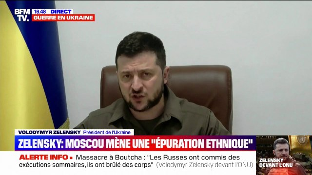Boutcha: Volodymyr Zelensky demande que toute la vérité soit faite