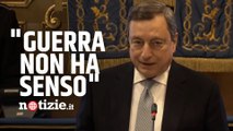 Guerra Russia-Ucraina, Draghi a Putin: “Le autorità e l’esercito risponderanno delle loro azioni”